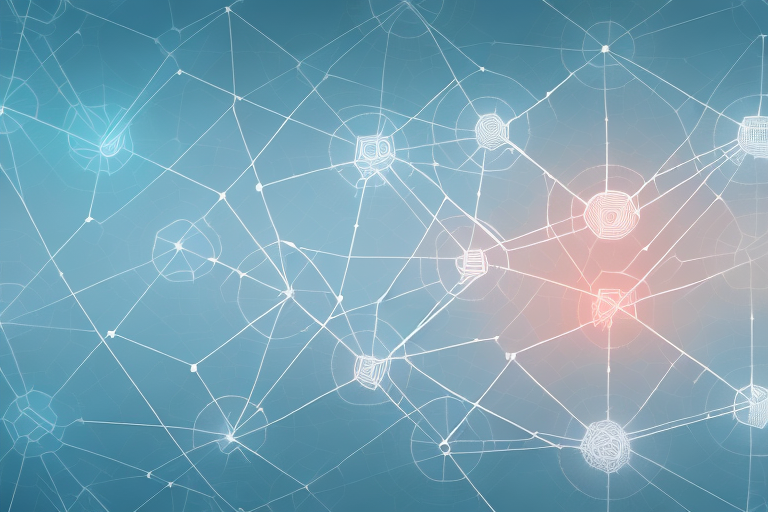 A network of interconnected shapes representing different types of threat identification approaches